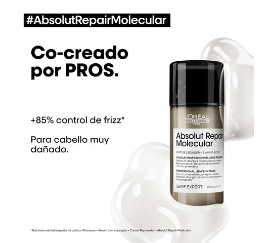 Máscara sin Enjuague Leave In Absolut Repair Molecular